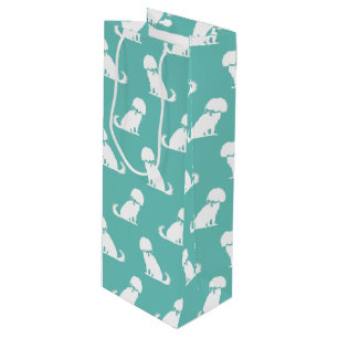 Cavalier King Charles Spaniel Dog Puppy Wine Gift Bag