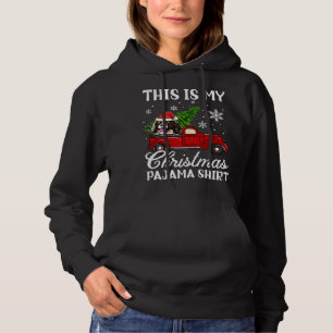 Cavalier King Charles Spaniel Dog Riding Red Truck Hoodie