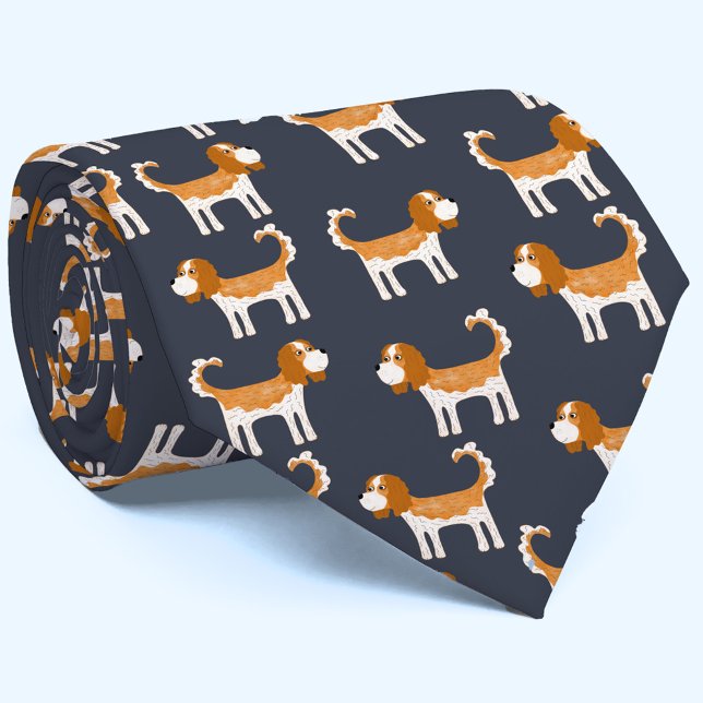 Cavalier King Charles Spaniel Dog Tie (Creator Uploaded)