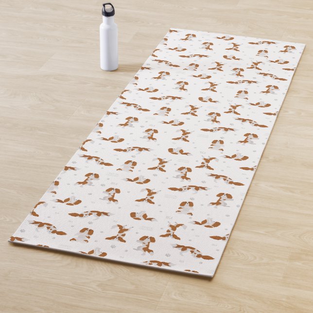 Cavalier King Charles Spaniel dog yoga  Mat (In Situ)