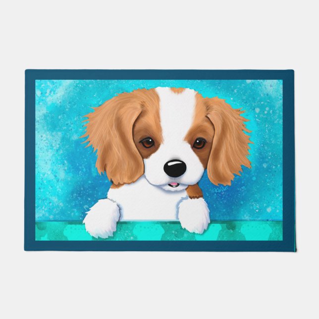 Cavalier King Charles Spaniel Doormat (Front)
