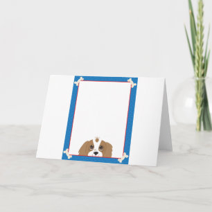 Cavalier King Charles Spaniel Frame Card