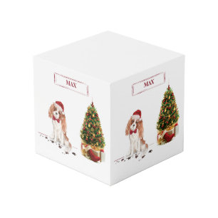 Cavalier King Charles Spaniel Funny Christmas Dog Cube