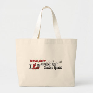 Cavalier King Charles Spaniel Gifts Large Tote Bag