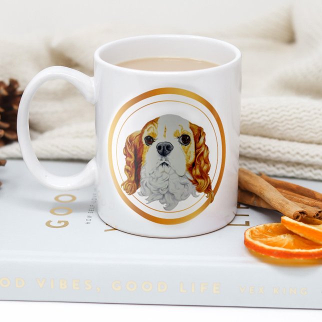 Cavalier King Charles Spaniel Gold Coffee Mug (Creator Uploaded)