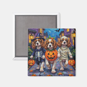 Cavalier King Charles Spaniel Halloween Costumes Magnet
