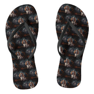 Cavalier King Charles Spaniel Halloween Scary Thongs