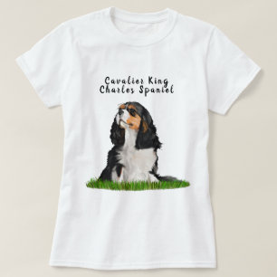 Cavalier King Charles Spaniel Illustrated T-Shirt