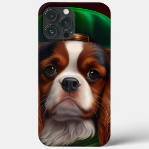 Cavalier King Charles Spaniel in St. Patrick's Day iPhone 13 Pro Max Case