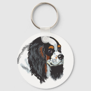 cavalier king charles spaniel key ring