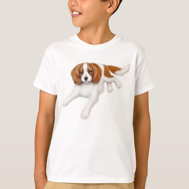 Cavalier King Charles Spaniel Kids T-Shirt (Front)