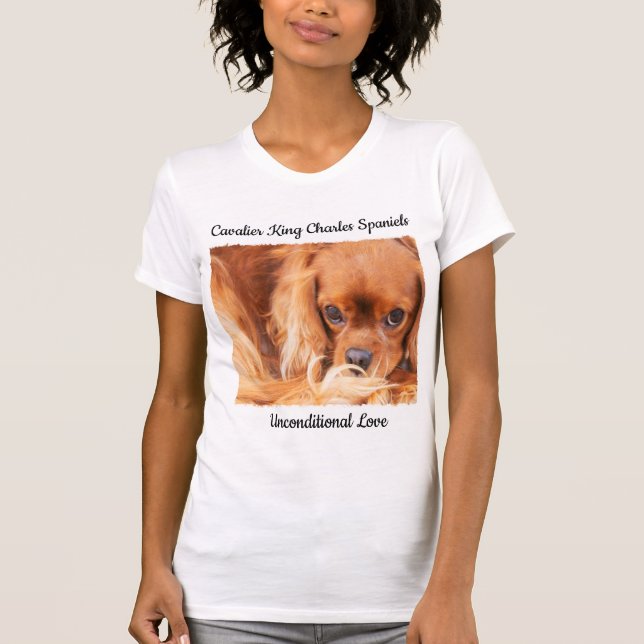 Cavalier King Charles Spaniel Love T-Shirt (Front)