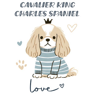 Cavalier King Charles Spaniel Love T-Shirt