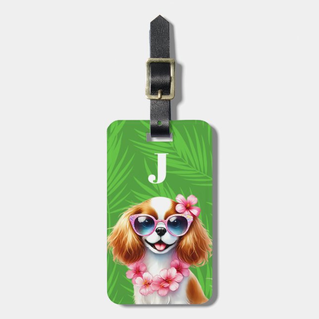 Cavalier King Charles Spaniel Luggage Tags (Front Vertical)
