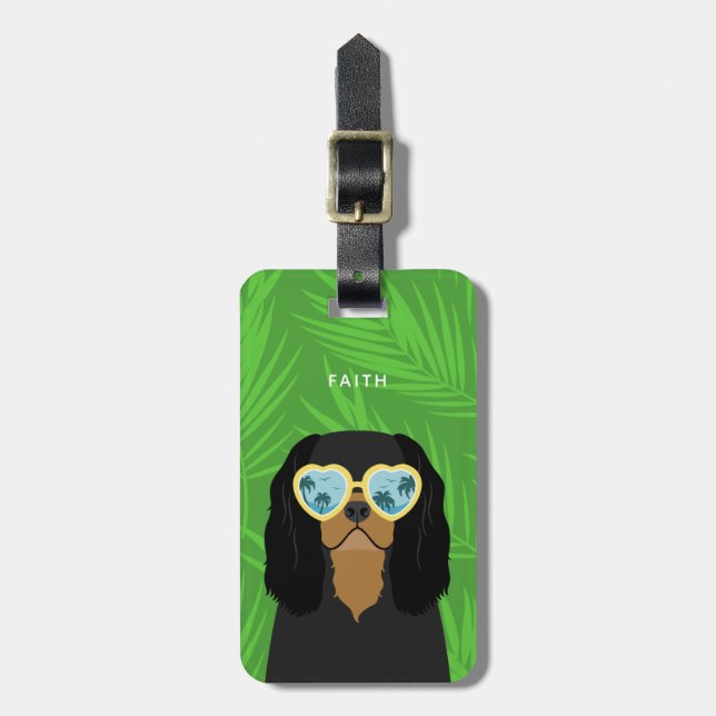 Cavalier King Charles Spaniel Luggage Tags (Front Vertical)