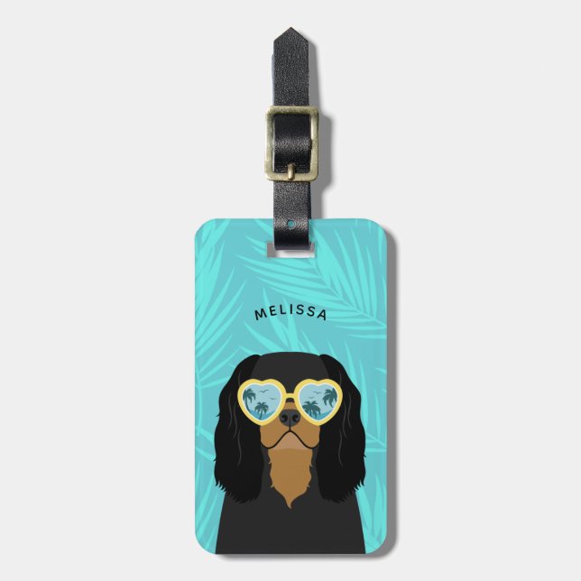 Cavalier King Charles Spaniel Luggage Tags (Front Vertical)
