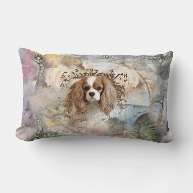 Cavalier King Charles Spaniel Lumbar Cushion (Front)
