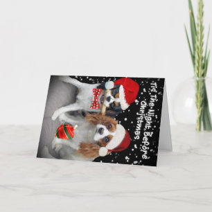 Cavalier King Charles Spaniel Merry Christmas Card