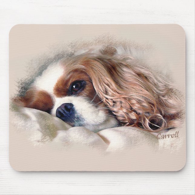 Cavalier King Charles Spaniel Mouse Pad (Front)