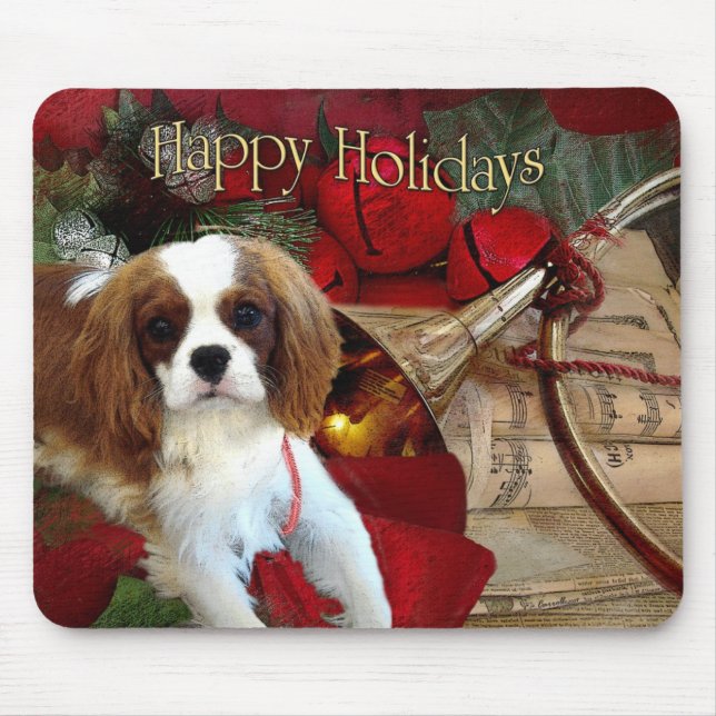 Cavalier King Charles Spaniel Mouse Pad (Front)