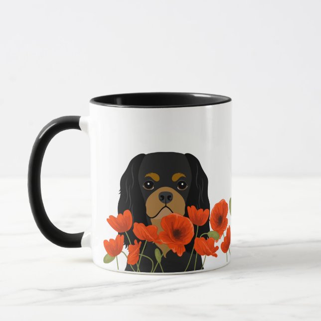 Cavalier King Charles Spaniel Mugs (Left)