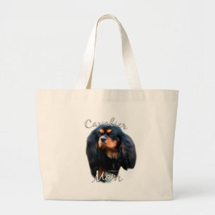 Cavalier King Charles Spaniel Mum 2 Large Tote Bag