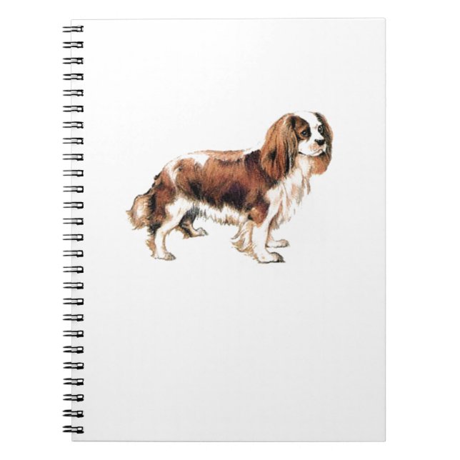 Cavalier King Charles Spaniel Notebook (Front)