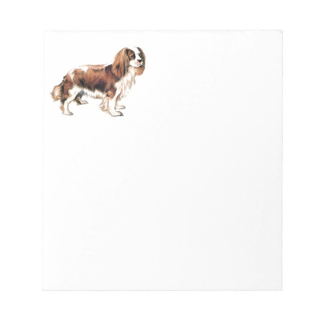 Cavalier King Charles Spaniel Notepad (Front)