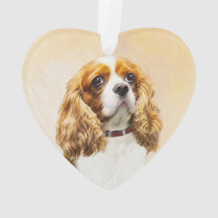 Cavalier King Charles Spaniel Original Painting Ornament