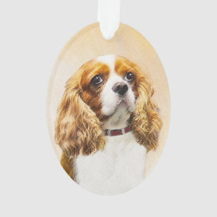 Cavalier King Charles Spaniel Original Painting Ornament