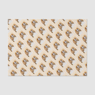 Cavalier King Charles Spaniel Original Painting Tissue Paper