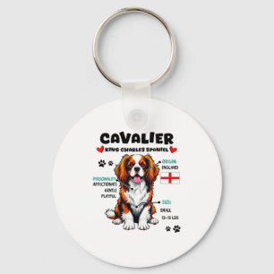 Cavalier King Charles Spaniel Owner Funny Dog Love Key Ring