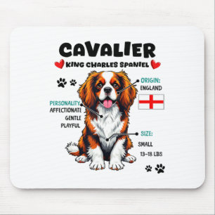 Cavalier King Charles Spaniel Owner Funny Dog Love Mouse Pad