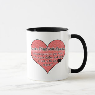Cavalier King Charles Spaniel Paw Prints Dog Mug