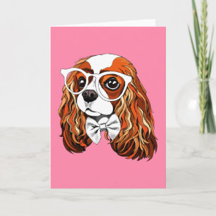 Cavalier King Charles Spaniel Portrait Card