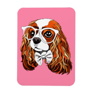 Cavalier King Charles Spaniel Portrait Magnet