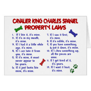 CAVALIER KING CHARLES SPANIEL Property Laws 2