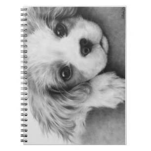 Cavalier King Charles Spaniel Puppy Dog Notebook