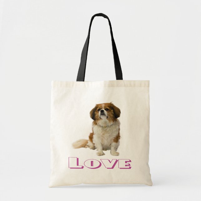 Cavalier King Charles Spaniel Puppy Dog Tote Bag (Front)