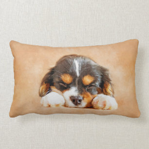 Cavalier King Charles Spaniel Puppy Lumbar Cushion