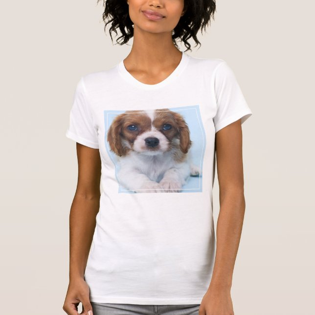 Cavalier King Charles Spaniel Puppy T-Shirt (Front)
