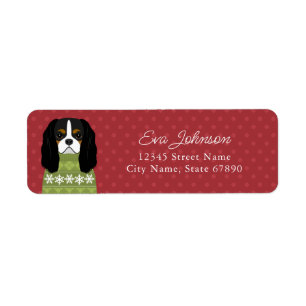 Cavalier King Charles Spaniel Return Address Label