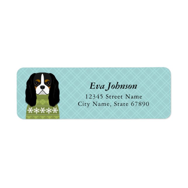Cavalier King Charles Spaniel Return Address Label (Front)