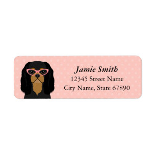 Cavalier King Charles Spaniel Return Address Label