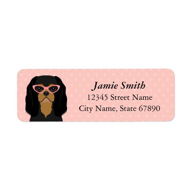 Cavalier King Charles Spaniel Return Address Label (Front)