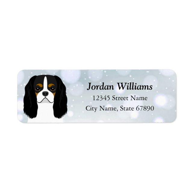 Cavalier King Charles Spaniel Return Address Label (Front)