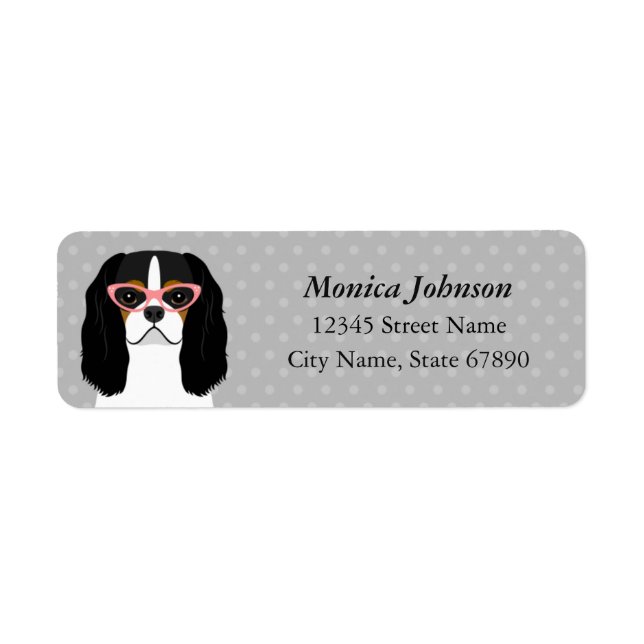 Cavalier King Charles Spaniel Return Address Label (Front)