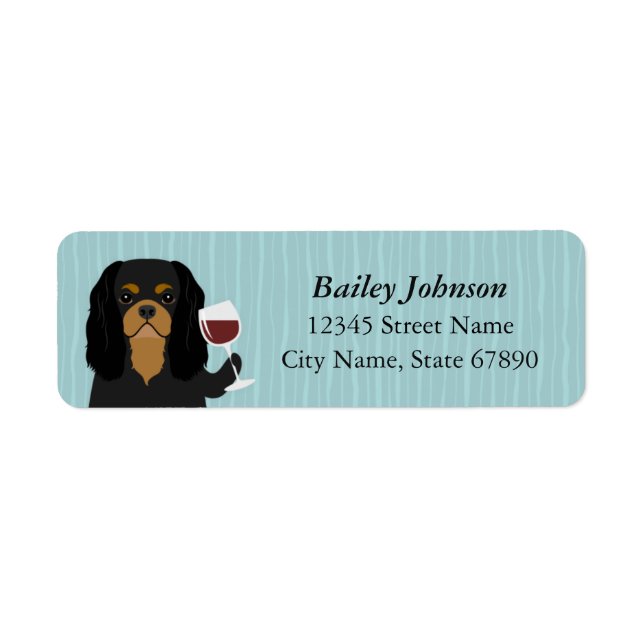 Cavalier King Charles Spaniel Return Address Label (Front)