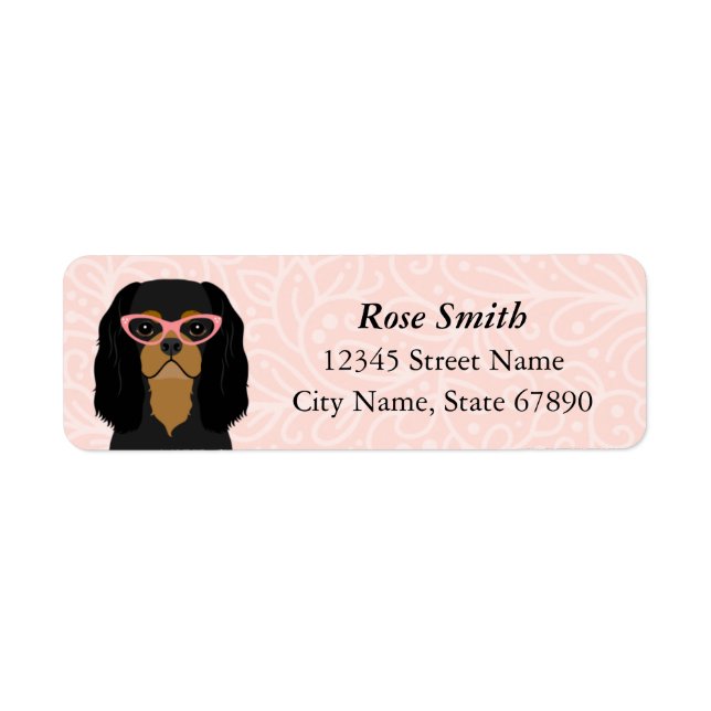 Cavalier King Charles Spaniel Return Address Label (Front)