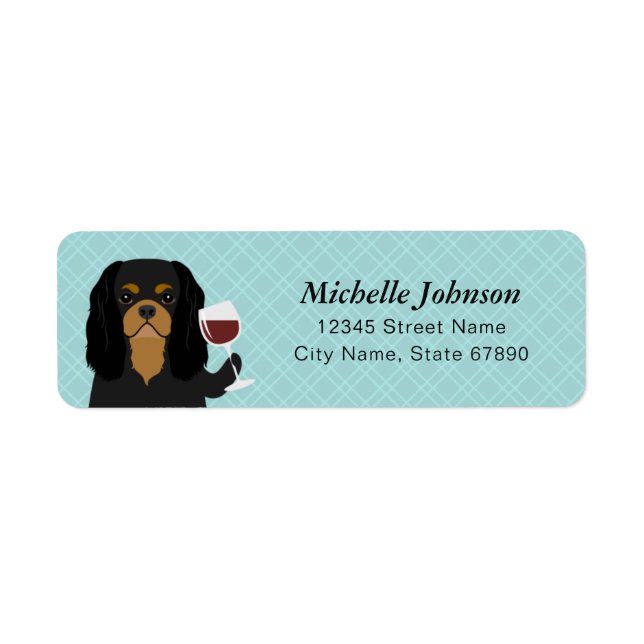 Cavalier King Charles Spaniel Return Address Label (Front)